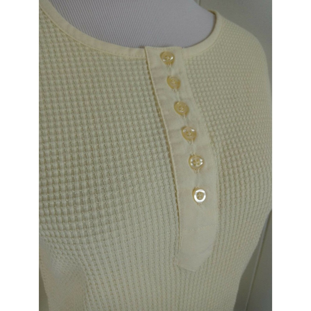 Ponytails VTG Short Sleeve Thick Waffle Knit Top